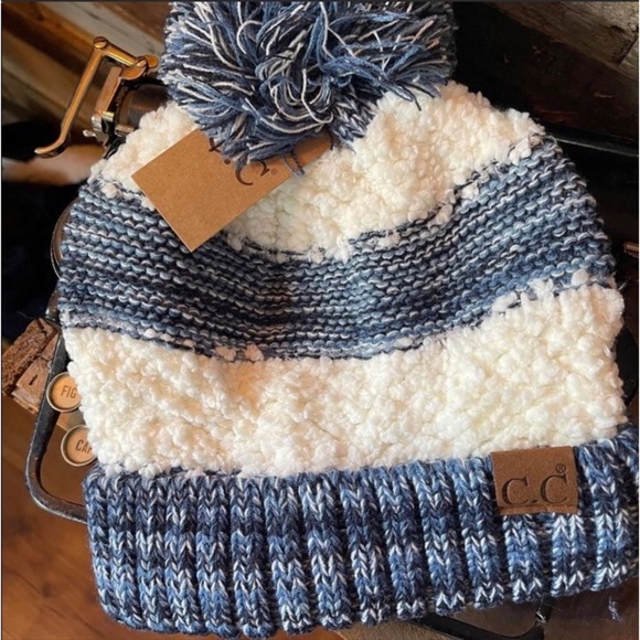 1 LEFT! High Quality Thick Warm C.C Popcorn Knit Warm Comfy Winter Beanie Hat - Picture 9 of 9